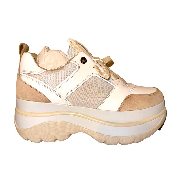 193 Preloved Michael Kors Felicia Trainer Canvas - Picture 2 of 4